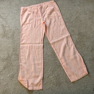 Victoria's Secret Linen Drawstring Pants